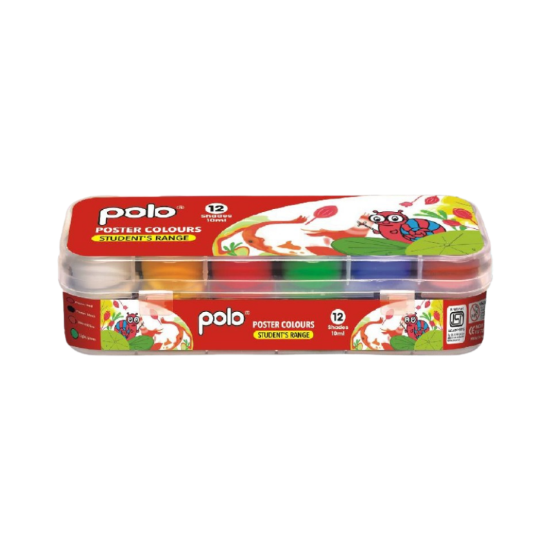 Polo Students Poster Colour 12 Colours - 10  mL Each