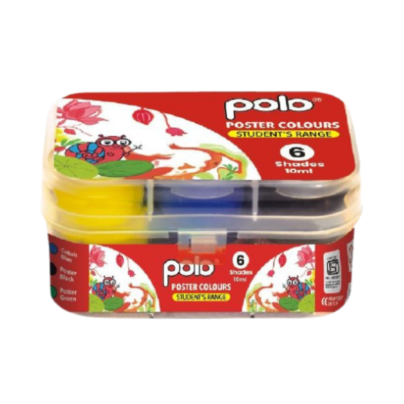 Polo Students Poster Colour 6 Colours - 10 mL Each