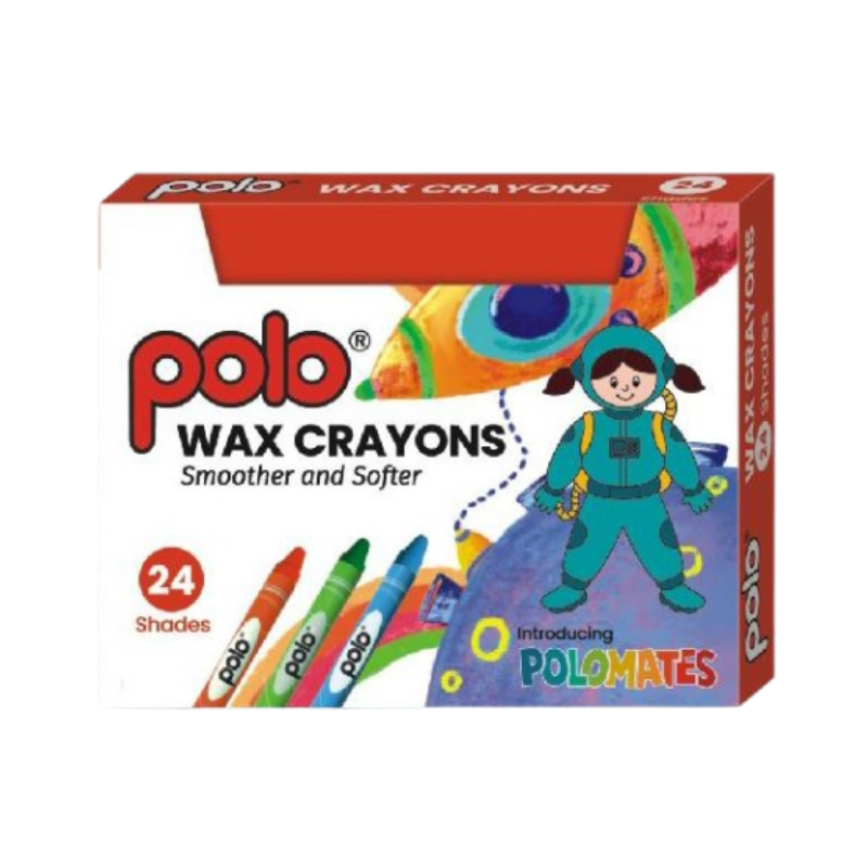 Polo Wax Crayon 24 Colours
